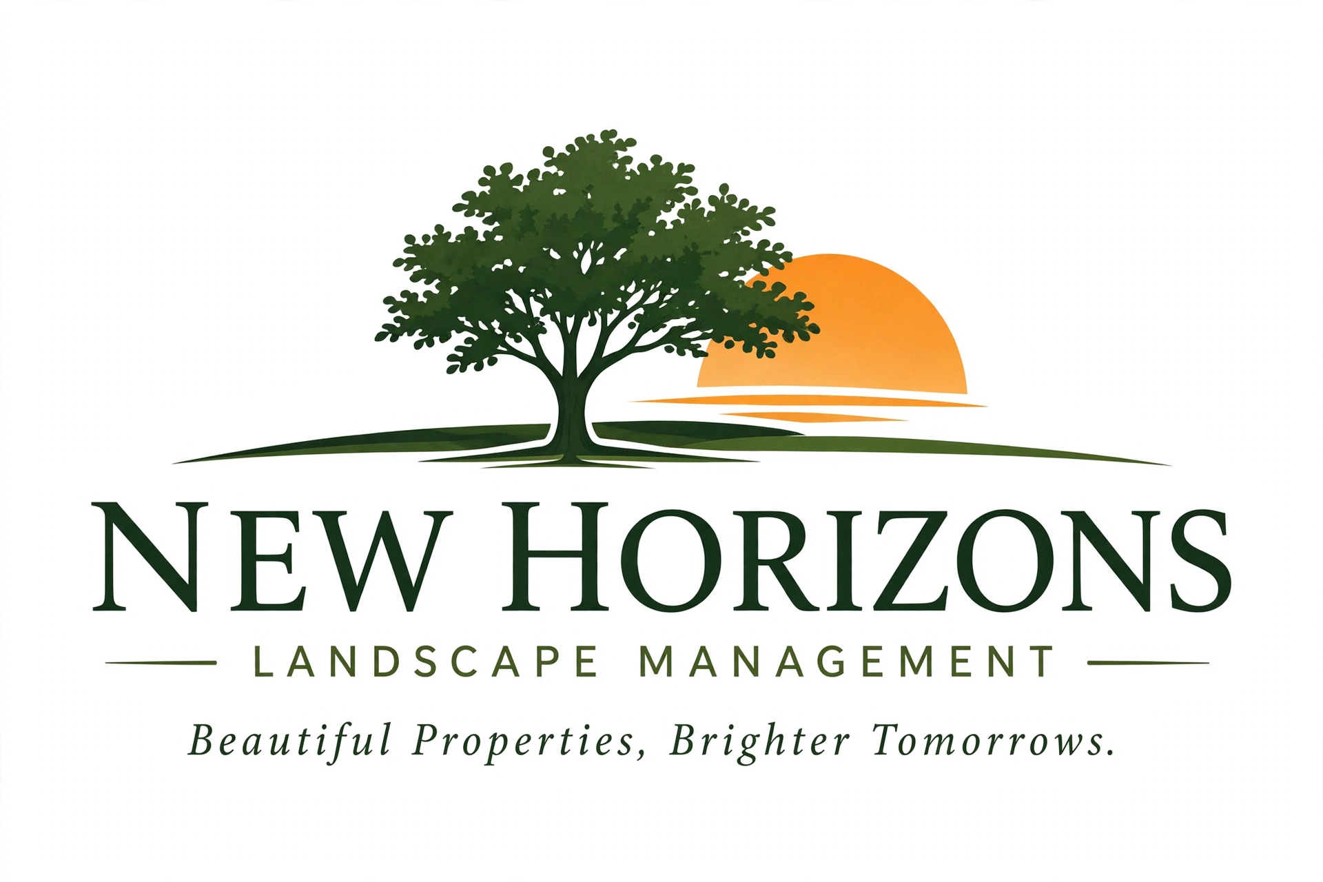New Horizons Landscape Management — Beautiful Properties, Brighter Tomorrows.